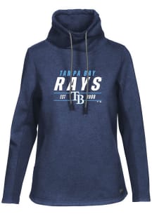 Levelwear Tampa Bay Rays Womens Navy Blue Loop Long Sleeve Pullover