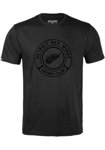 Levelwear Detroit Red Wings Black Richmond Short Sleeve T Shirt