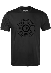 Levelwear Winnipeg Jets Black Desert Richmond Short Sleeve T Shirt