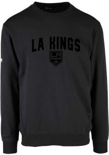 Levelwear Los Angeles Kings Mens Black Zane Long Sleeve Crew Sweatshirt