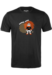 Levelwear Anaheim Ducks Youth Black Richmond Jr Mascot Short Sleeve T-Shirt