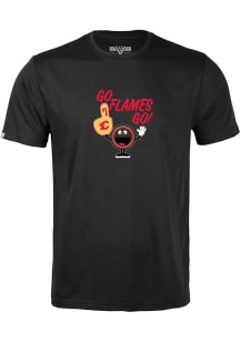 Levelwear Calgary Flames Youth Black Richmond Jr Short Sleeve T-Shirt