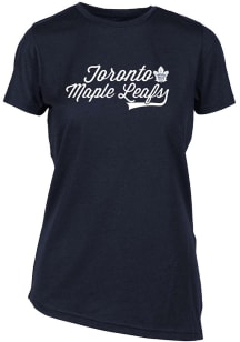 Levelwear Toronto Maple Leafs Womens Navy Blue Birch Short Sleeve T-Shirt