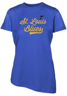 Levelwear St Louis Blues Womens Blue Birch Short Sleeve T-Shirt