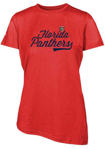Levelwear Florida Panthers Womens Red Birch Short Sleeve T-Shirt