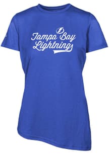 Levelwear Tampa Bay Lightning Womens Blue Birch Short Sleeve T-Shirt