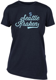 Levelwear Seattle Kraken Womens Navy Blue Birch Tank Top