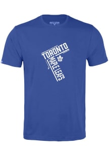 Levelwear Toronto Maple Leafs Blue Richmond Segment Short Sleeve T Shirt