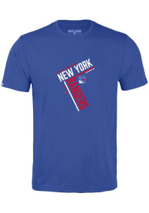 Levelwear New York Rangers Blue Richmond Short Sleeve T Shirt