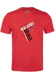 Levelwear New Jersey Devils Red Richmond Short Sleeve T Shirt