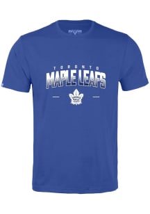 Levelwear Toronto Maple Leafs Blue Richmond Doubleheader Short Sleeve T Shirt