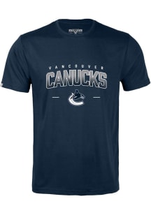 Levelwear Vancouver Canucks Navy Blue Richmond Short Sleeve T Shirt