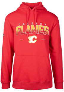 Levelwear Calgary Flames Mens Red Podium Long Sleeve Hoodie