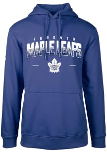 Levelwear Toronto Maple Leafs Mens Blue Podium Doubleheader Long Sleeve Hoodie