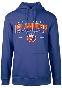 Levelwear New York Islanders Mens Blue Podium Doubleheader Long Sleeve Hoodie