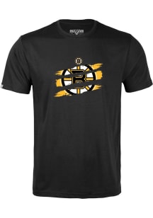 Levelwear Boston Bruins Youth Black Richmond Jr Short Sleeve T-Shirt
