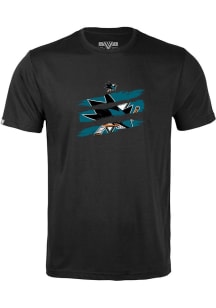 Levelwear San Jose Sharks Youth Black Richmond Jr Short Sleeve T-Shirt