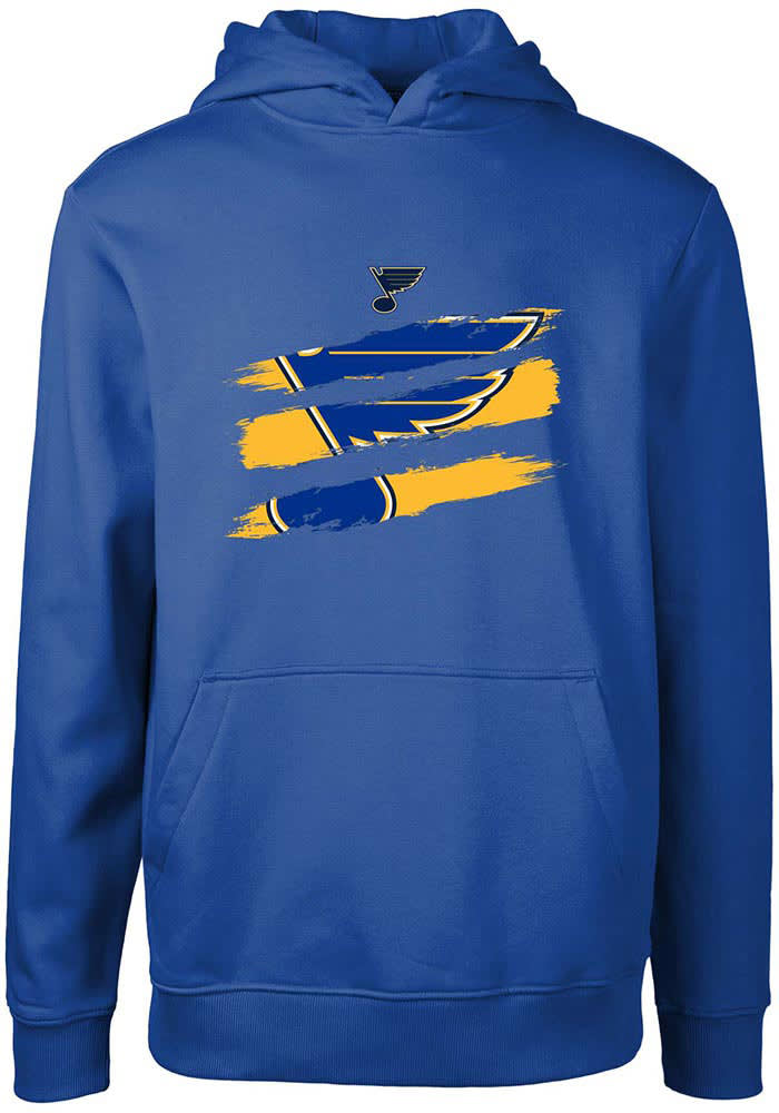 St. Louis Blues Levelwear Youth Podium Pullover Hoodie - Blue