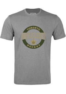 Levelwear Toronto Maple Leafs Grey Richmond Short Sleeve T Shirt
