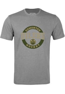 Levelwear Edmonton Oilers Grey Richmond Short Sleeve T Shirt
