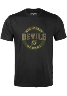 Levelwear New Jersey Devils Black Richmond Delta Short Sleeve T Shirt