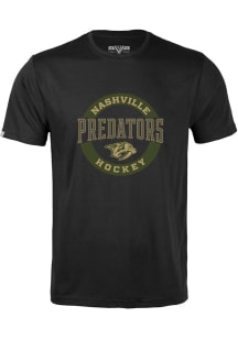 Levelwear Nashville Predators Black Richmond Short Sleeve T Shirt