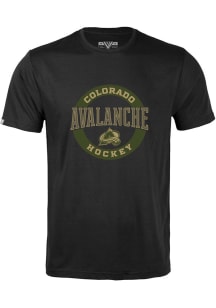 Levelwear Colorado Avalanche Black Richmond Short Sleeve T Shirt