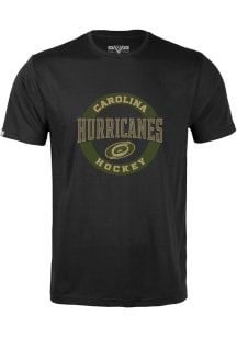 Levelwear Carolina Hurricanes Black Richmond Delta Short Sleeve T Shirt