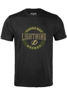 Levelwear Tampa Bay Lightning Black Richmond Short Sleeve T Shirt