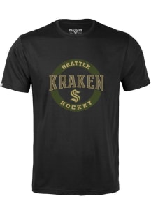 Levelwear Seattle Kraken Black Richmond Short Sleeve T Shirt