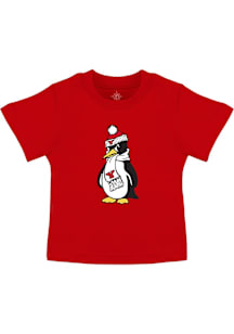Youngstown State Penguins Toddler Red Mascot Short Sleeve T-Shirt