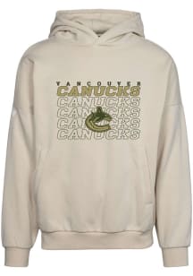 Levelwear Vancouver Canucks Mens Tan Contact Long Sleeve Hoodie