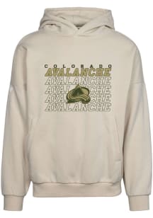 Levelwear Colorado Avalanche Mens Tan Contact Long Sleeve Hoodie