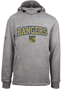Levelwear New York Rangers Mens Grey Shift Long Sleeve Hoodie
