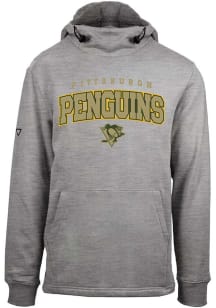 Levelwear Pittsburgh Penguins Mens Grey Shift Long Sleeve Hoodie