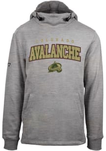 Levelwear Colorado Avalanche Mens Grey Shift Long Sleeve Hoodie