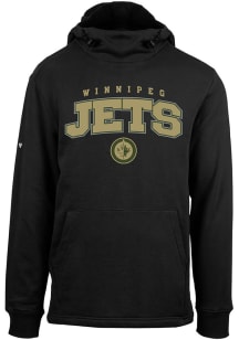 Levelwear Winnipeg Jets Mens Black Shift Long Sleeve Hoodie