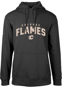Levelwear Calgary Flames Mens Black Podium Long Sleeve Hoodie