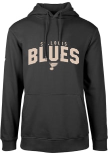 Levelwear St Louis Blues Mens Black Podium Long Sleeve Hoodie