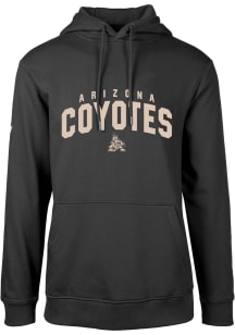 Levelwear Arizona Coyotes Mens Black Podium Long Sleeve Hoodie