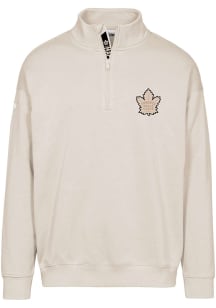 Levelwear Toronto Maple Leafs Mens White Murray Long Sleeve 1/4 Zip Pullover