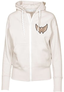 Levelwear Washington Capitals Womens White Gardinia Hooded Sweatshirt