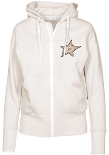 Levelwear Dallas Stars Womens White Gardinia Hooded Sweatshirt