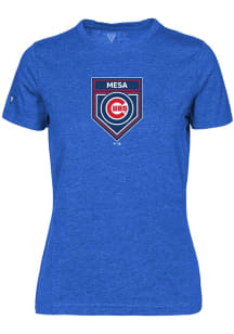 Levelwear Chicago Cubs Womens Blue Spring Training Maddox Short Sleeve T-Shirt