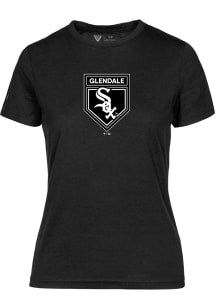Levelwear Chicago White Sox Womens Black Spring Training Maddox Short Sleeve T-Shirt
