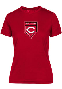 Levelwear Cincinnati Reds Womens Red Spring Training Maddox Short Sleeve T-Shirt