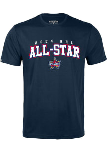 Levelwear Navy Blue 2024 NHL All-Star Game Richmond Short Sleeve T Shirt
