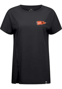 Levelwear Baltimore Orioles Womens Black Influx Rafters Short Sleeve T-Shirt