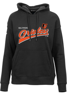 Levelwear Baltimore Orioles Womens Black ADORN Vintage Team Hooded Sweatshirt