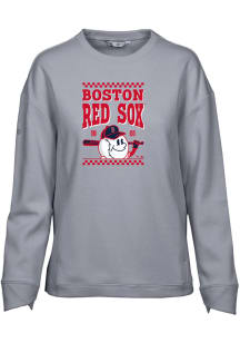 Levelwear Boston Red Sox Womens Grey Fiona Inaugural Crew Sweatshirt